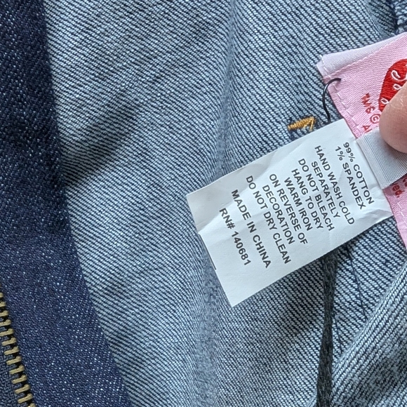 NWT Rockabilly XS & S Retro Cropped Jeans- "I Love Lucy" by Unique Vintage - Picture 6 of 13